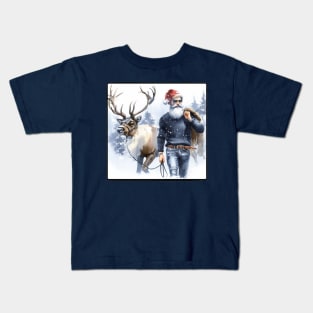 Santa's stroll Kids T-Shirt